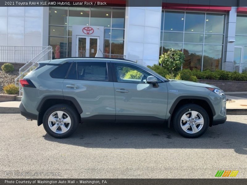 Lunar Rock / Black 2021 Toyota RAV4 XLE AWD Hybrid