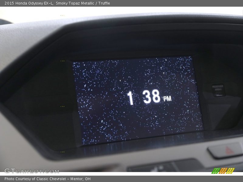 Smoky Topaz Metallic / Truffle 2015 Honda Odyssey EX-L