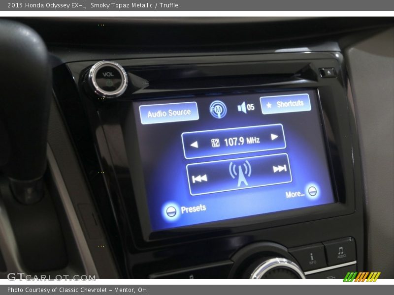 Smoky Topaz Metallic / Truffle 2015 Honda Odyssey EX-L