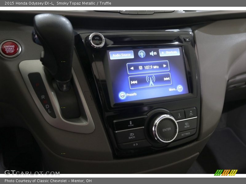 Smoky Topaz Metallic / Truffle 2015 Honda Odyssey EX-L