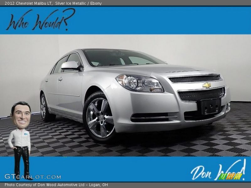 Silver Ice Metallic / Ebony 2012 Chevrolet Malibu LT