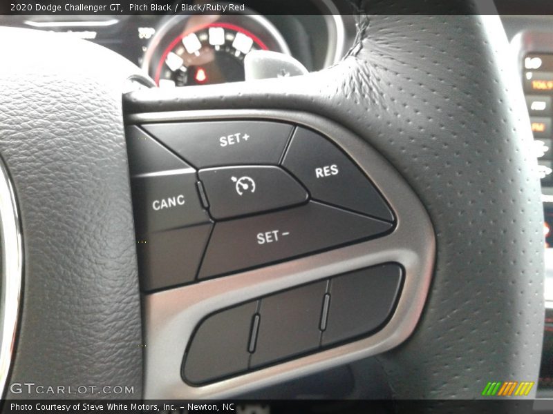 Pitch Black / Black/Ruby Red 2020 Dodge Challenger GT