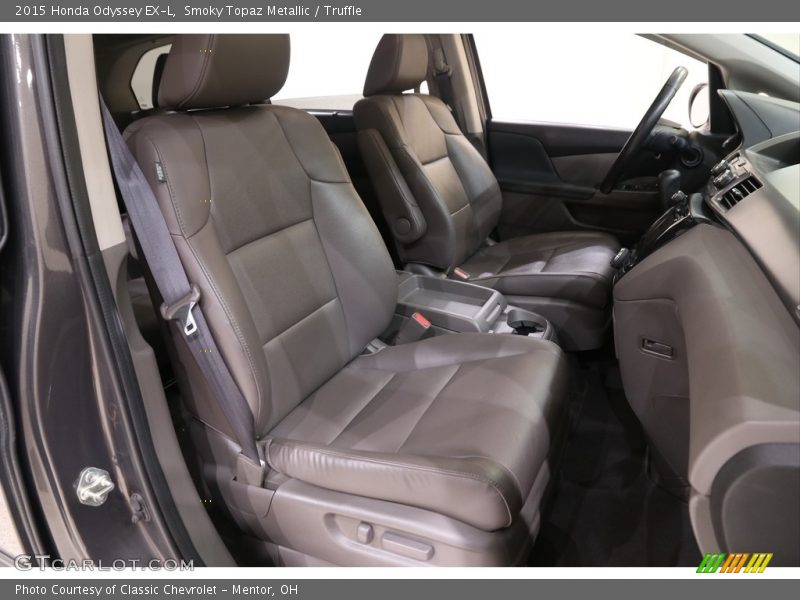 Smoky Topaz Metallic / Truffle 2015 Honda Odyssey EX-L