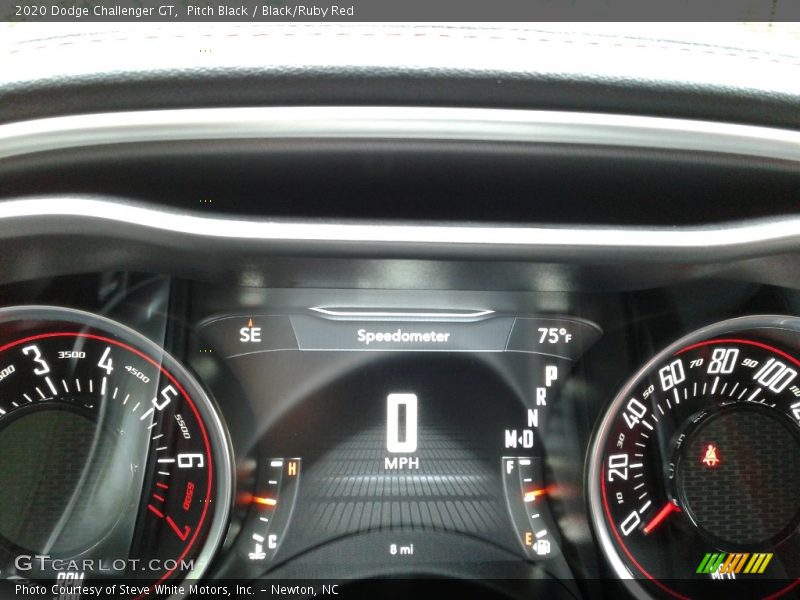 Pitch Black / Black/Ruby Red 2020 Dodge Challenger GT