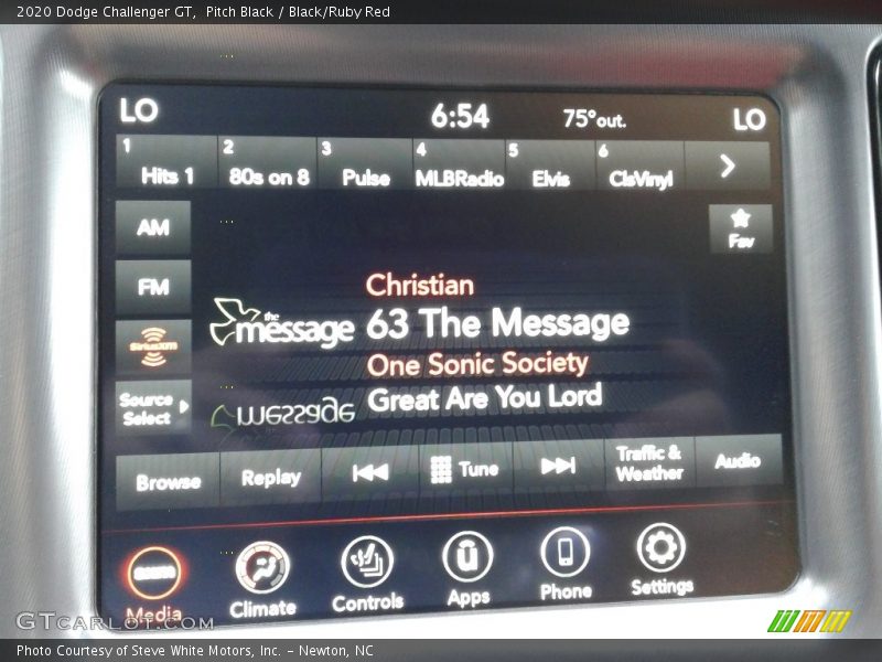 Pitch Black / Black/Ruby Red 2020 Dodge Challenger GT