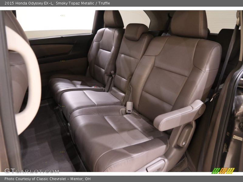 Smoky Topaz Metallic / Truffle 2015 Honda Odyssey EX-L