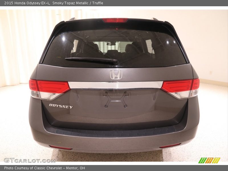 Smoky Topaz Metallic / Truffle 2015 Honda Odyssey EX-L