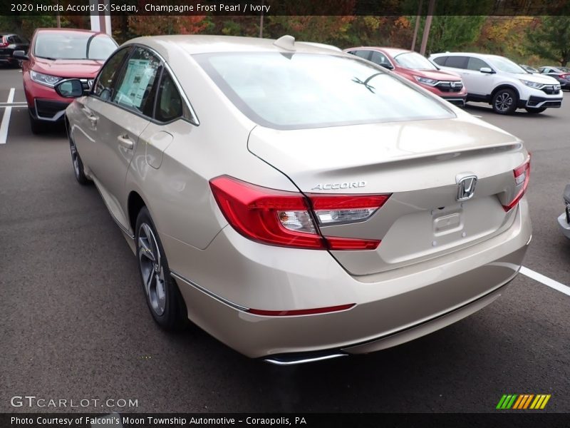 Champagne Frost Pearl / Ivory 2020 Honda Accord EX Sedan