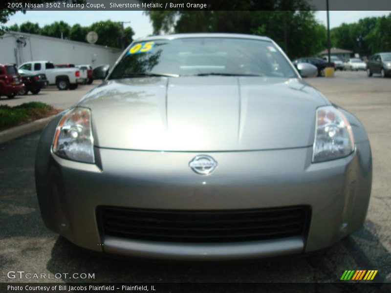 Silverstone Metallic / Burnt Orange 2005 Nissan 350Z Touring Coupe