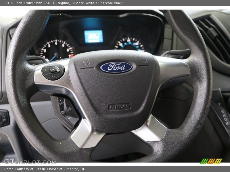 Oxford White / Charcoal black 2019 Ford Transit Van 250 LR Regular