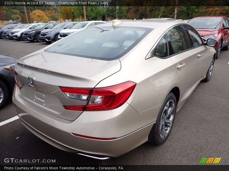 Champagne Frost Pearl / Ivory 2020 Honda Accord EX Sedan