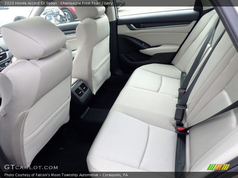 Rear Seat of 2020 Accord EX Sedan