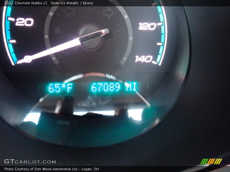 Silver Ice Metallic / Ebony 2012 Chevrolet Malibu LT