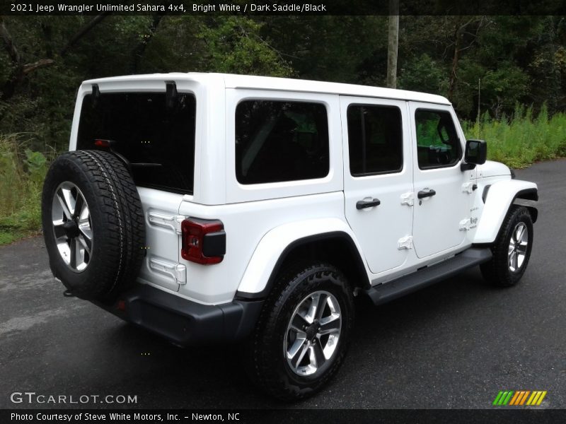 Bright White / Dark Saddle/Black 2021 Jeep Wrangler Unlimited Sahara 4x4