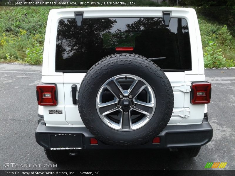 Bright White / Dark Saddle/Black 2021 Jeep Wrangler Unlimited Sahara 4x4