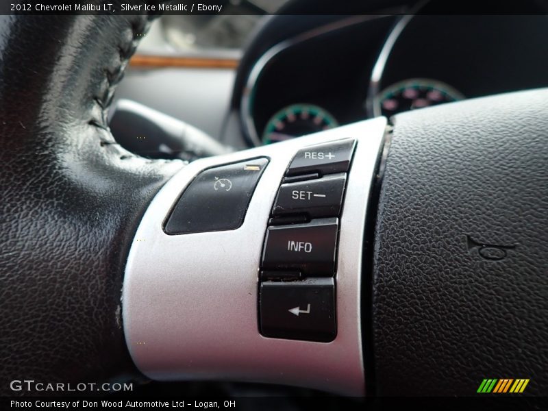 Silver Ice Metallic / Ebony 2012 Chevrolet Malibu LT