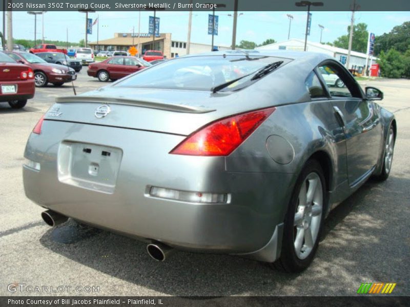 Silverstone Metallic / Burnt Orange 2005 Nissan 350Z Touring Coupe