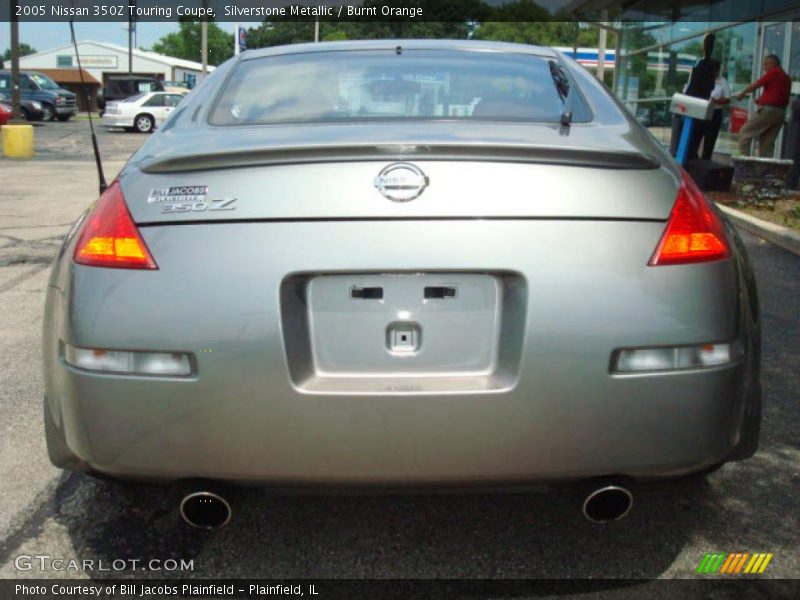 Silverstone Metallic / Burnt Orange 2005 Nissan 350Z Touring Coupe