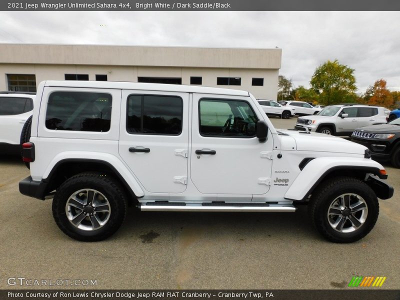 Bright White / Dark Saddle/Black 2021 Jeep Wrangler Unlimited Sahara 4x4