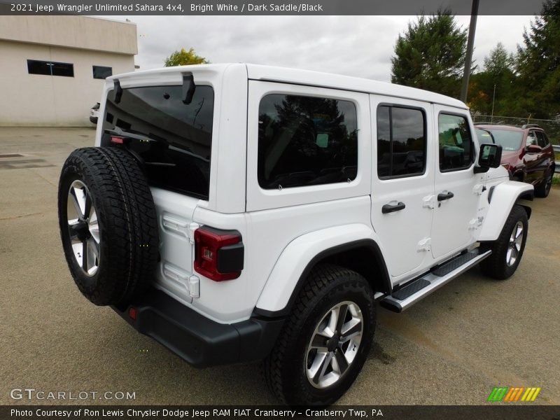 Bright White / Dark Saddle/Black 2021 Jeep Wrangler Unlimited Sahara 4x4
