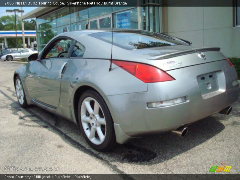 Silverstone Metallic / Burnt Orange 2005 Nissan 350Z Touring Coupe