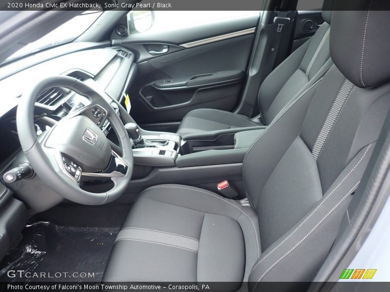 Front Seat of 2020 Civic EX Hatchback