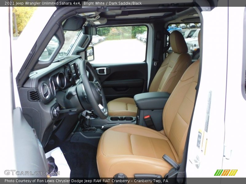 Bright White / Dark Saddle/Black 2021 Jeep Wrangler Unlimited Sahara 4x4