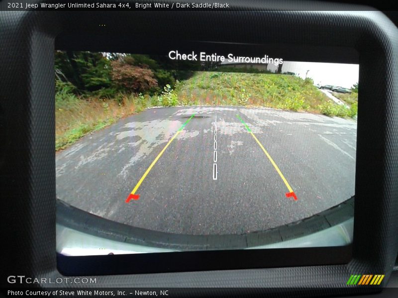 Bright White / Dark Saddle/Black 2021 Jeep Wrangler Unlimited Sahara 4x4