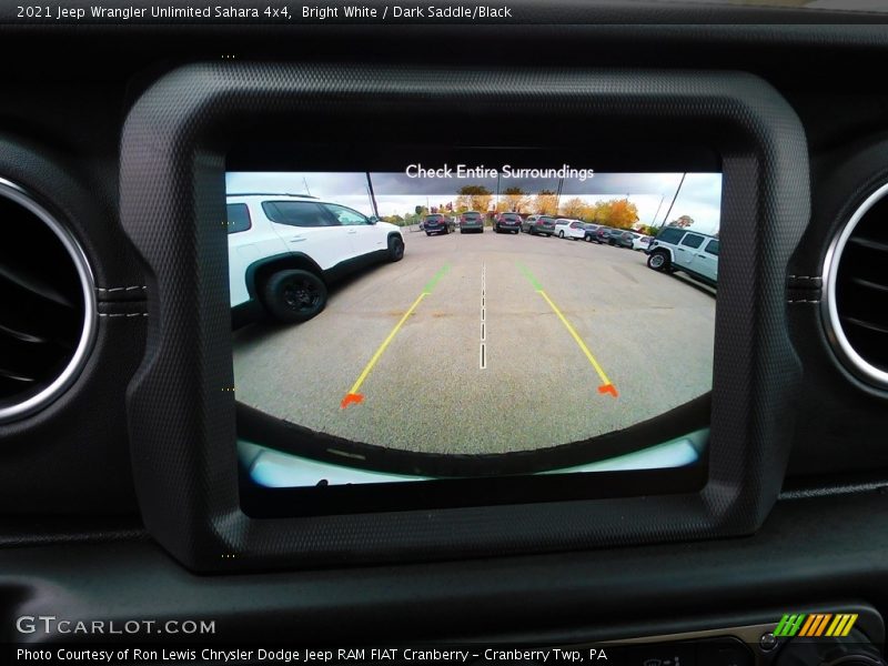 Bright White / Dark Saddle/Black 2021 Jeep Wrangler Unlimited Sahara 4x4