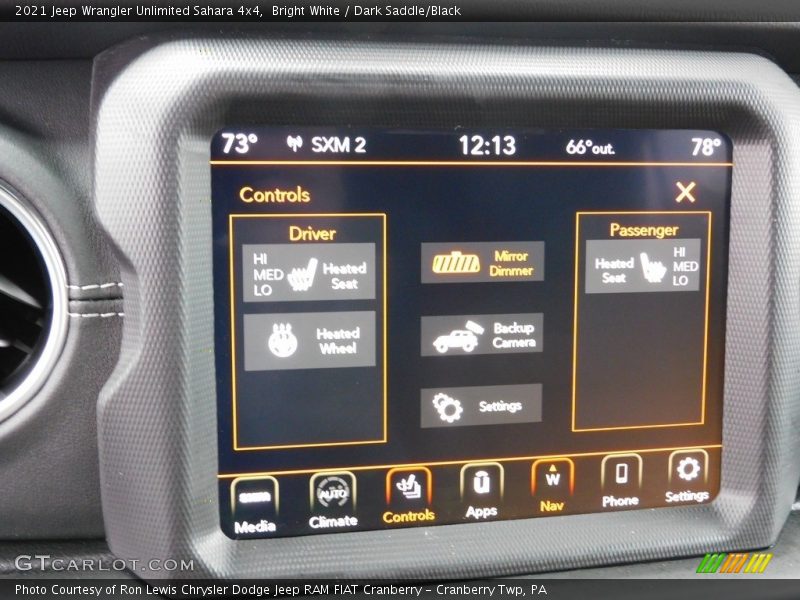 Bright White / Dark Saddle/Black 2021 Jeep Wrangler Unlimited Sahara 4x4