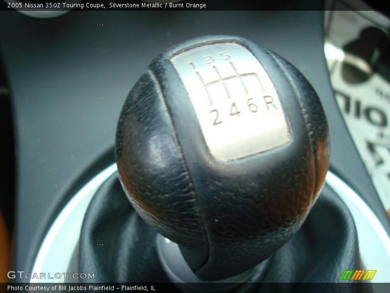 Silverstone Metallic / Burnt Orange 2005 Nissan 350Z Touring Coupe