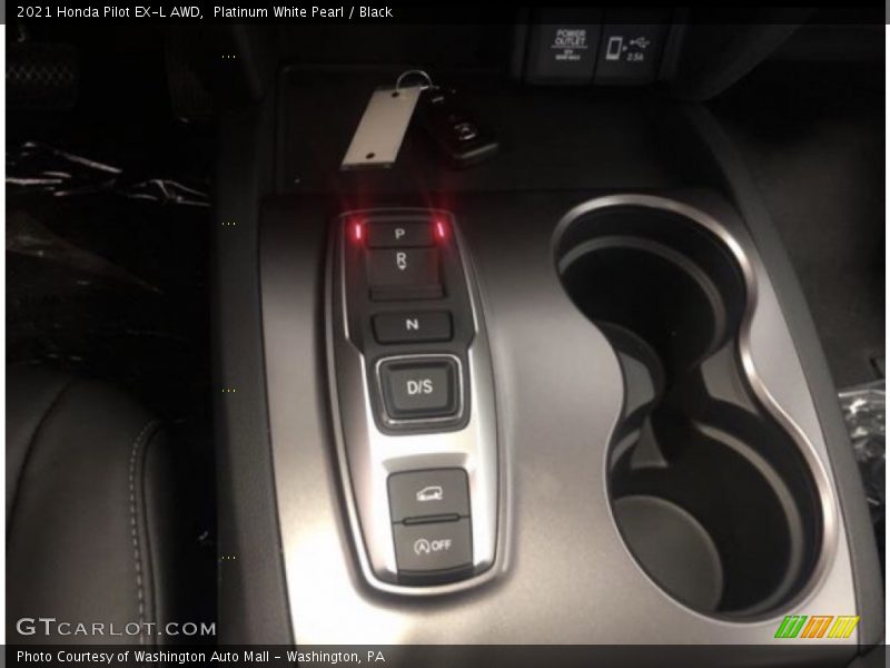Platinum White Pearl / Black 2021 Honda Pilot EX-L AWD