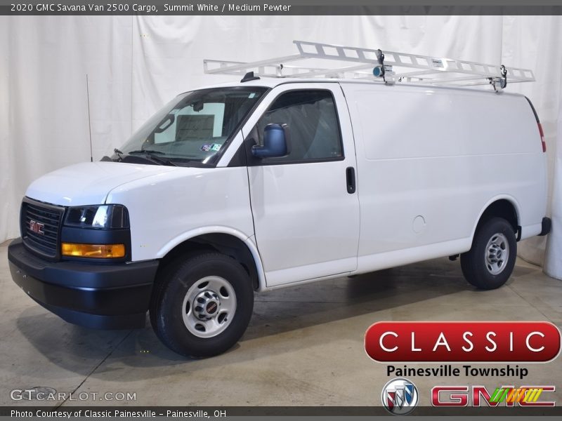 Summit White / Medium Pewter 2020 GMC Savana Van 2500 Cargo