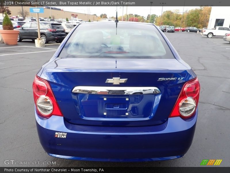 Blue Topaz Metallic / Jet Black/Dark Titanium 2014 Chevrolet Sonic LT Sedan