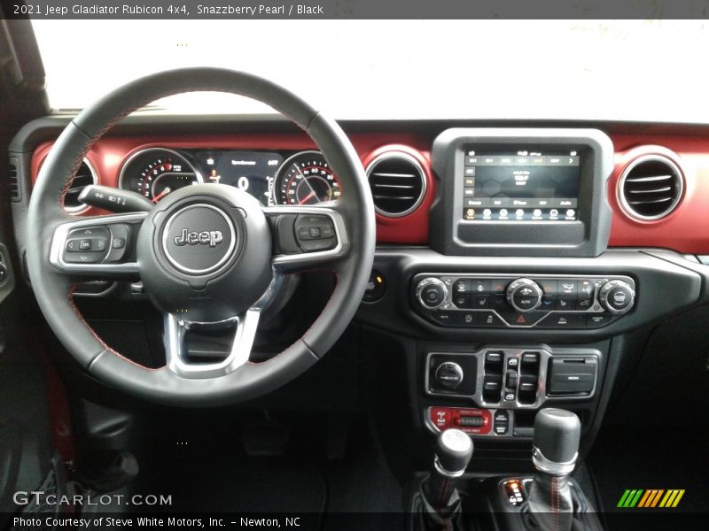 Dashboard of 2021 Gladiator Rubicon 4x4