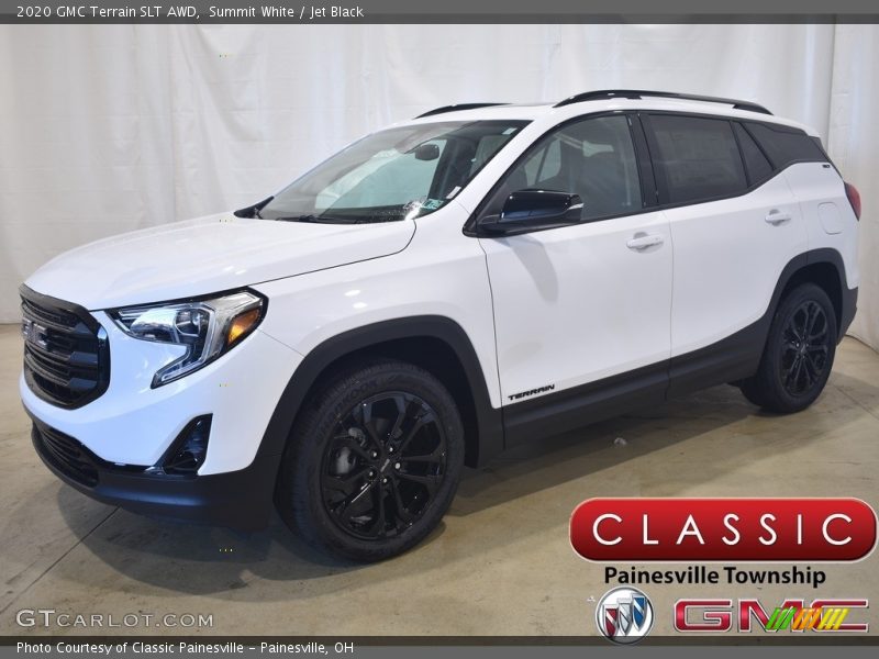 Summit White / Jet Black 2020 GMC Terrain SLT AWD
