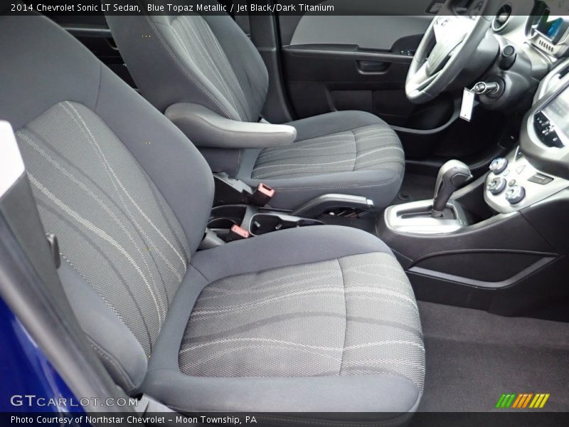 Blue Topaz Metallic / Jet Black/Dark Titanium 2014 Chevrolet Sonic LT Sedan
