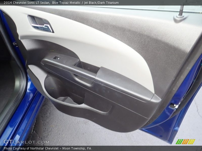 Blue Topaz Metallic / Jet Black/Dark Titanium 2014 Chevrolet Sonic LT Sedan