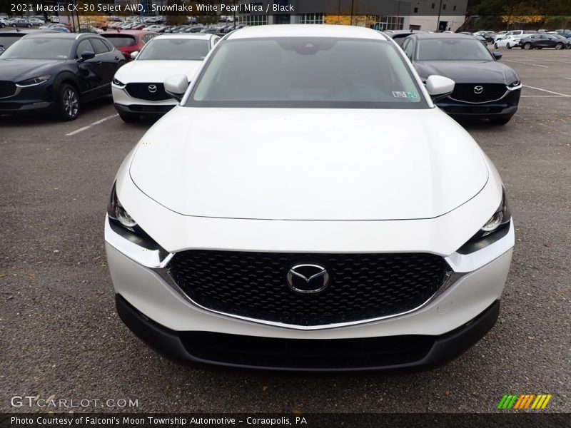Snowflake White Pearl Mica / Black 2021 Mazda CX-30 Select AWD