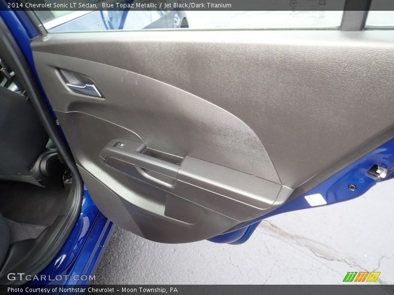 Blue Topaz Metallic / Jet Black/Dark Titanium 2014 Chevrolet Sonic LT Sedan
