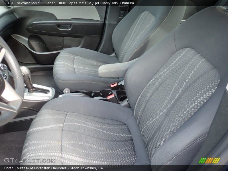 Blue Topaz Metallic / Jet Black/Dark Titanium 2014 Chevrolet Sonic LT Sedan
