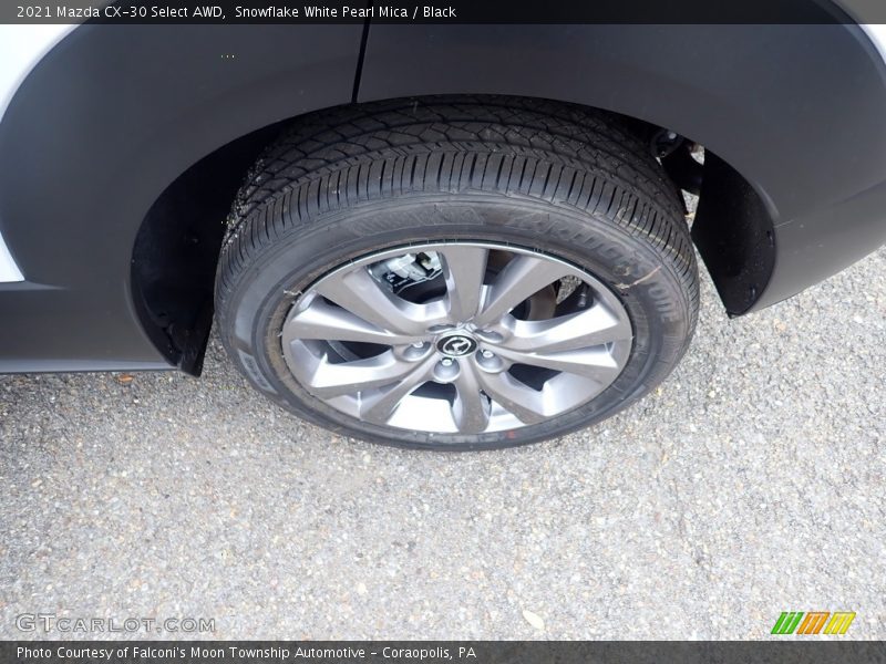 Snowflake White Pearl Mica / Black 2021 Mazda CX-30 Select AWD