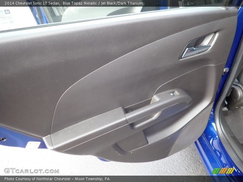 Blue Topaz Metallic / Jet Black/Dark Titanium 2014 Chevrolet Sonic LT Sedan