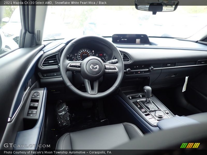 Snowflake White Pearl Mica / Black 2021 Mazda CX-30 Select AWD
