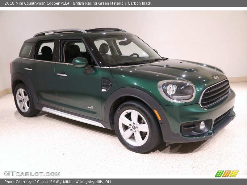 British Racing Green Metallic / Carbon Black 2018 Mini Countryman Cooper ALL4