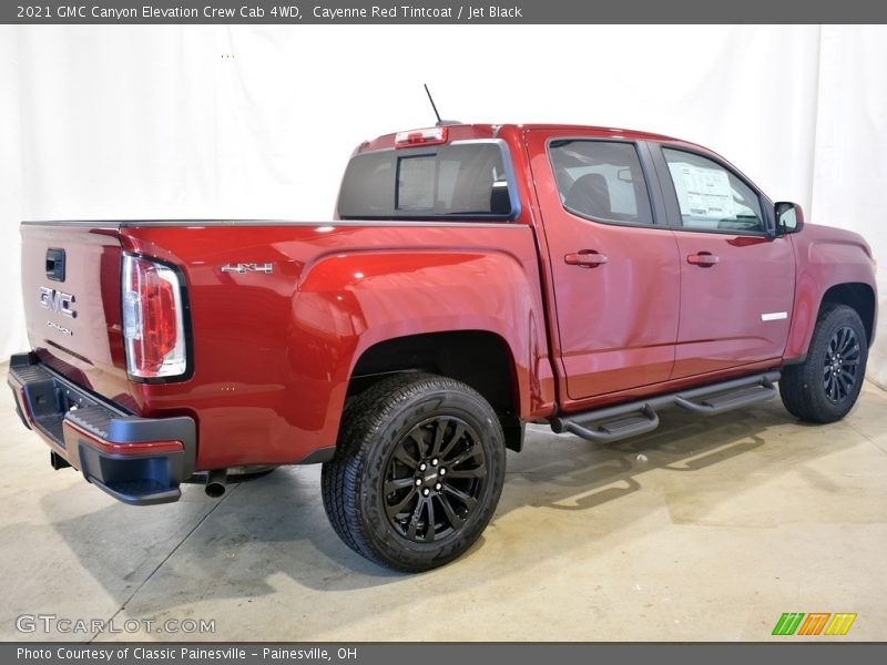 Cayenne Red Tintcoat / Jet Black 2021 GMC Canyon Elevation Crew Cab 4WD