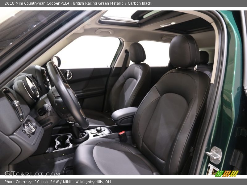 Front Seat of 2018 Countryman Cooper ALL4