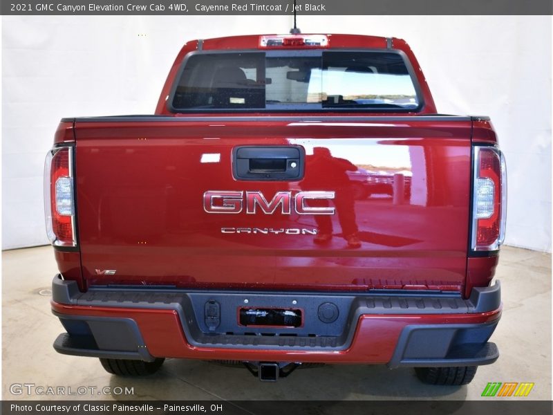 Cayenne Red Tintcoat / Jet Black 2021 GMC Canyon Elevation Crew Cab 4WD