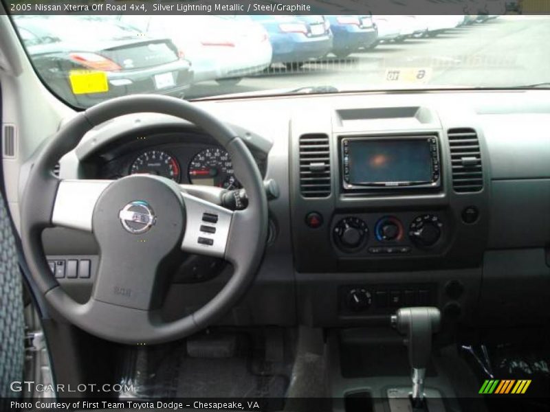 Silver Lightning Metallic / Steel/Graphite 2005 Nissan Xterra Off Road 4x4
