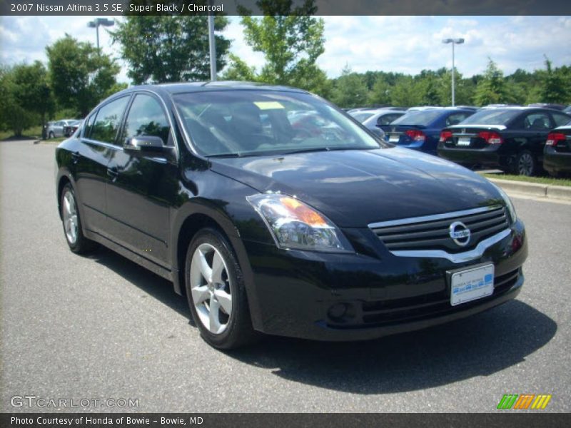 Super Black / Charcoal 2007 Nissan Altima 3.5 SE